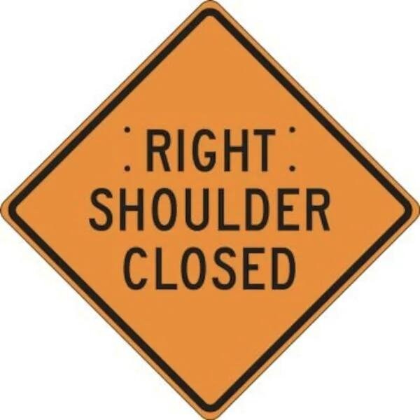 Accuform ROLLUP CONSTRUCTION SIGN RIGHT FRC317FL FRC317FL - main